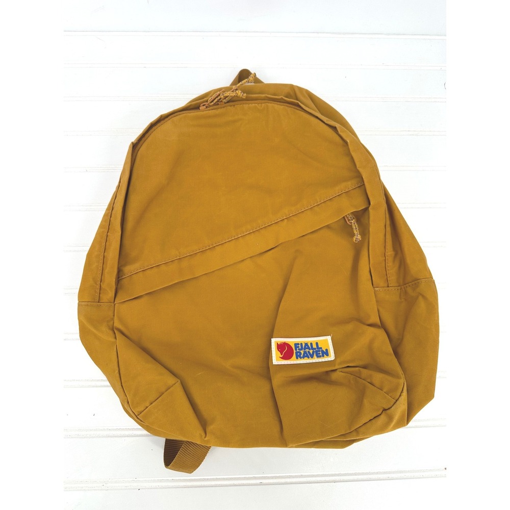 Fjallraven Mini G1000 Backpack Unisex Mustard Yellow Retro School Travel Outdoor
